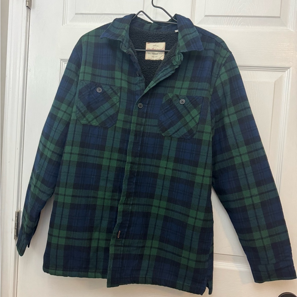 Weatherproof Women’s Green and Blue Plaid Jacket